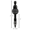 PENIS PLUG Plug Pénis Vibrant Insert In 4 cm - Diamètre 7mm